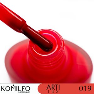 KOMILFO ARTILUX 019 ЛАК ДЛЯ НОГТЕЙ ОБЫЧНЫЙ(НЕ ГЕЛЬ)(КРАСНО-РОЗОВЫЙ, ЭМАЛЬ), 8 МЛ 222019