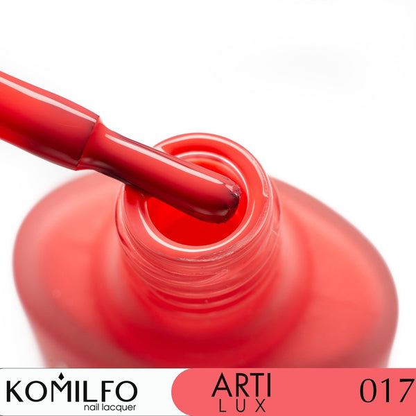 KOMILFO ARTILUX 017 ЗВИЧАЙНИЙ ЛАК ДЛЯ НІГТІВ (НЕ ГЕЛЬ) (ЛОСОСЬ, ЕМАЛЬ), 8 МЛ 222017