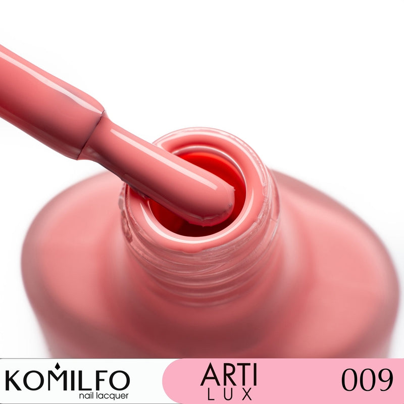 KOMILFO ARTILUX 009 ЛАК ДЛЯ НОГТЕЙ ОБЫЧНЫЙ (НЕ ГЕЛЬ)(ГОРУБУСКО, ЭМАЛЬ), 8 МЛ 222009