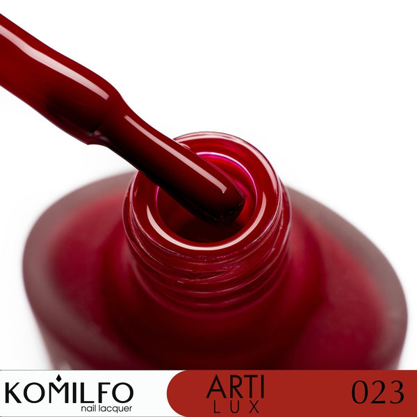 KOMILFO ARTILUX 023 NAIL REGULAR POLISH(NOT A GEL)(BURGUNDY, ENAMEL), 8 ML 222023