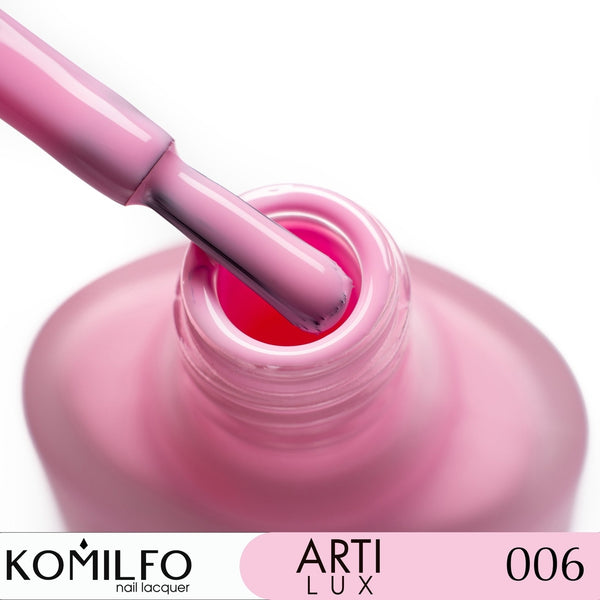 KOMILFO ARTILUX 006 ЗВИЧАЙНИЙ ЛАК ДЛЯ НІГТІВ (НЕ ГЕЛЬ) (РОЖЕВО-ФІОЛЕТОВИЙ, ЕМАЛЬ), 8 МЛ 222006