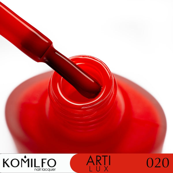 KOMILFO ARTILUX 020 ЗВИЧАЙНИЙ ЛАК ДЛЯ НІГТІВ (НЕ ГЕЛЬ) (ЧЕРВОНИЙ, ЕМАЛЬ), 8 МЛ 222020