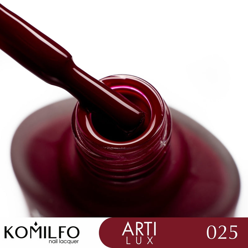 KOMILFO ARTILUX 025 ЛАК ДЛЯ НОГТЕЙ ОБЫЧНЫЙ(НЕ ГЕЛЬ)(МАРСАЛА, ЭМАЛЬ), 8 МЛ 222025