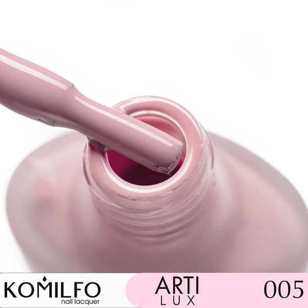 KOMILFO ARTILUX 005 ЗВИЧАЙНИЙ ЛАК ДЛЯ НІГТІВ (НЕ ГЕЛЬ) (СВІТЛО-РОЖЕВИЙ, ЕМАЛЬ), 8 МЛ 222005