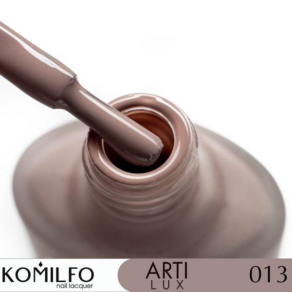KOMILFO ARTILUX 013 ЗВИЧАЙНИЙ ЛАК ДЛЯ НІГТІВ (НЕ ГЕЛЬ) (ПРИГЛУШЕНИЙ, СІРО-ФІОЛЕТОВИЙ, ЕМАЛЬ), 8 МЛ 222013