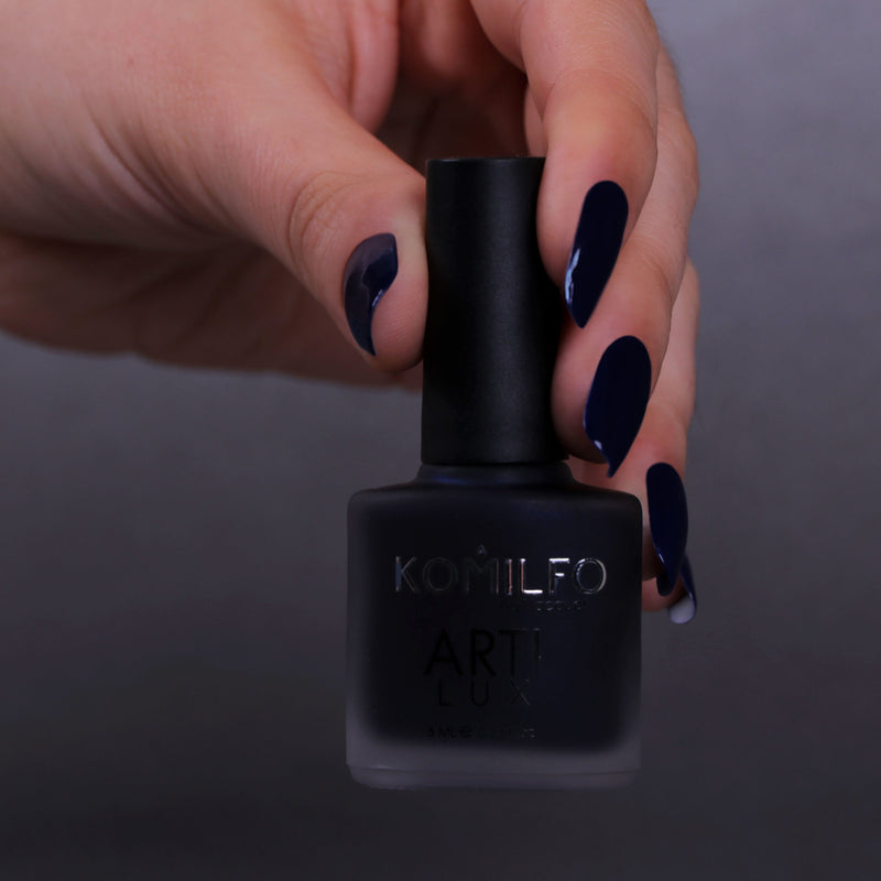 KOMILFO ARTILUX 027 ЗВИЧАЙНИЙ ЛАК ДЛЯ НІГТІВ (НЕ ГЕЛЬ) (СИНІЙ, З ШІММЕРОМ), 8 МЛ 222027