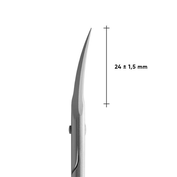 Professional cuticle scissors STALEKS SMART 50 TYPE 3 (with pink rings)