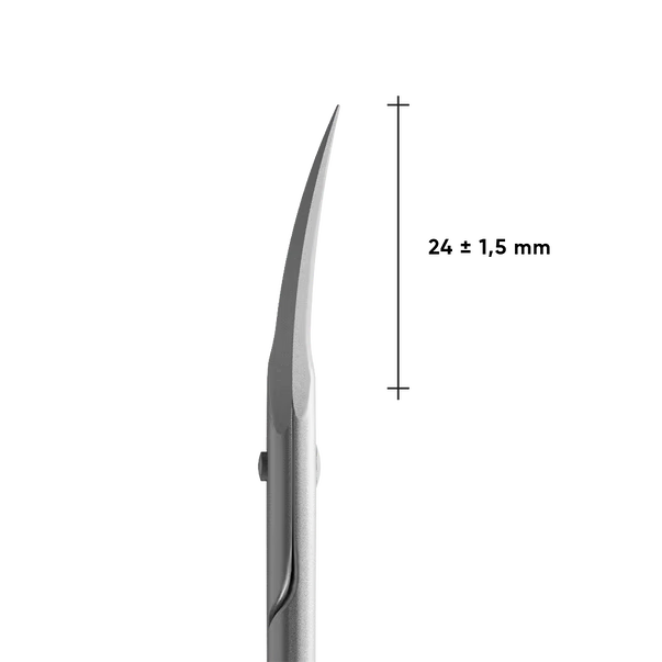 Professional cuticle scissors STALEKS SMART 50 TYPE 4 (with pink rings)