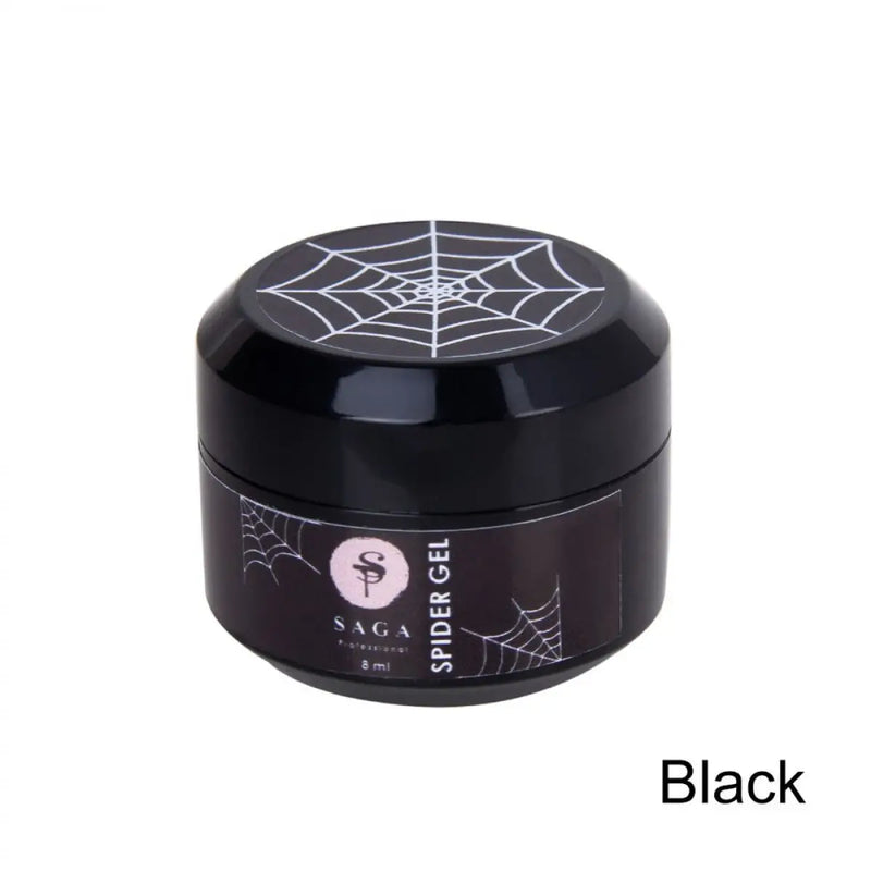 SAGA professional spider gel black Spider 01 8ml