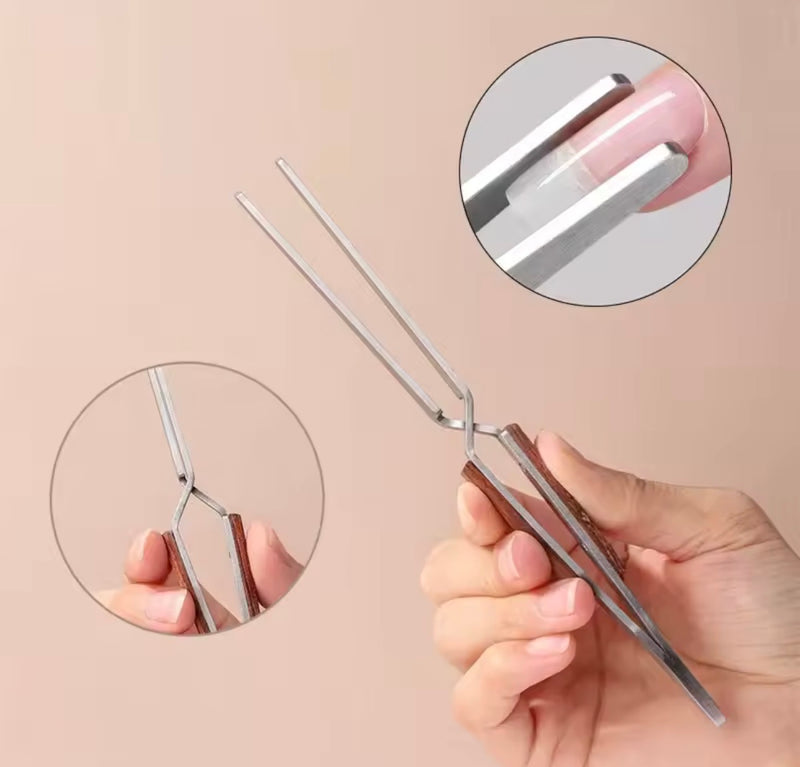 Nail Pinching Tweezers – Gel Extension Shaping Tool