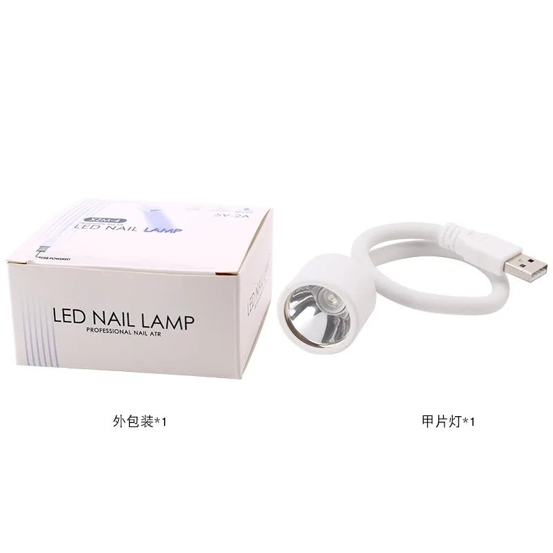 Mini UV Led Light Nail Gel Polish Drying Lamp Single Finger Professional Dryer For Manicure Nail Stuff Art Salon Equipment Tools XZM-4