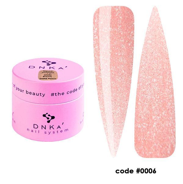 DNKa Liquid Acrygel #0006 Shine Peach 15 ml