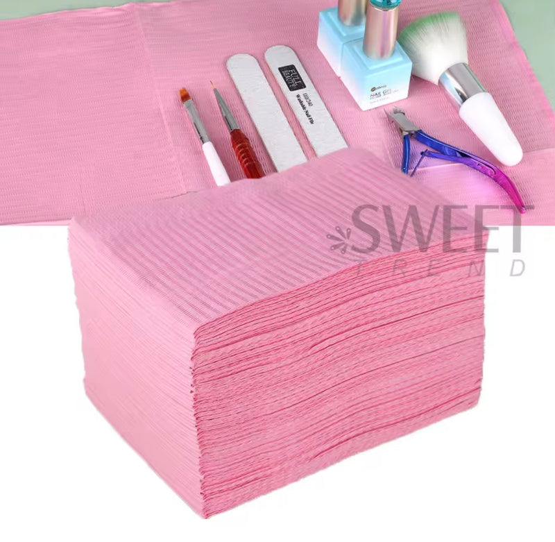 20pcs WaterProof Disposable Table Mat Pink