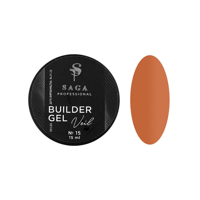 SAGA Professional Builder Gel Veil 15 15 мл BGV15-15