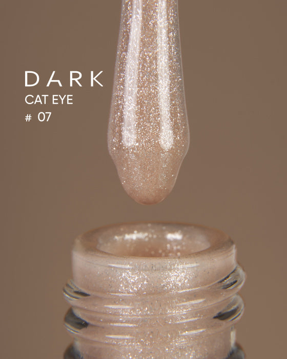 Dark Gel Polish Cat Eye 07, 10 ML