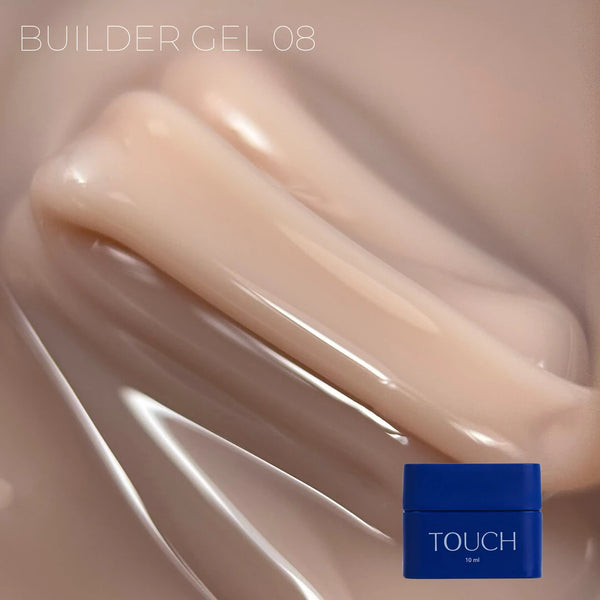 Touch Builder gel, 10 ml, Linen (№08)