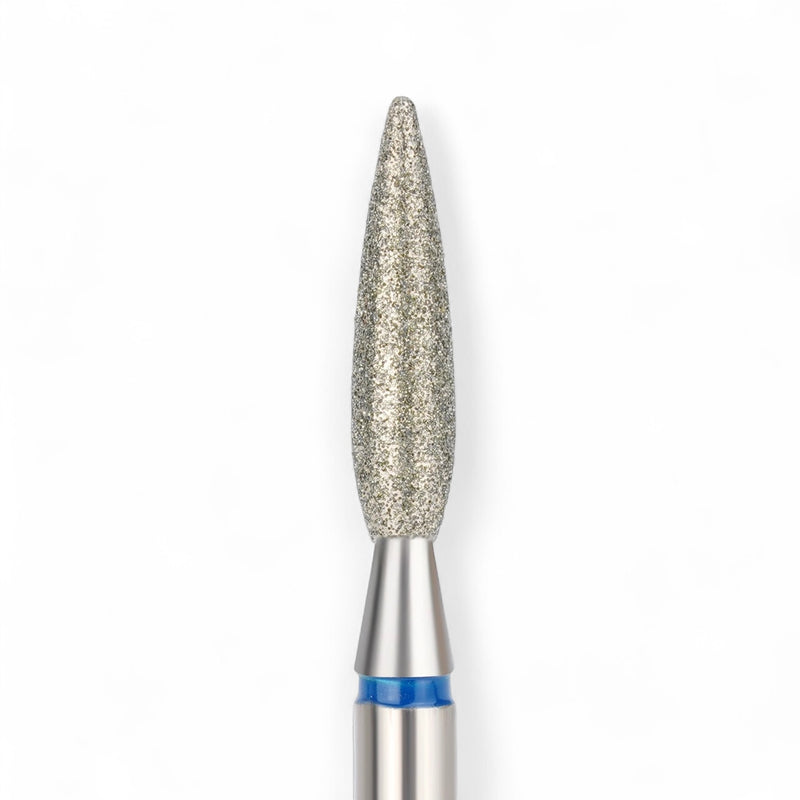 Elite Embrace Professional 2.3*10 mm Flame Nail Drill Bit Blue