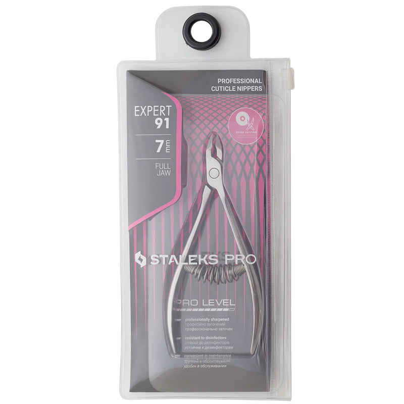 STALEKS PRO EXPERT 91 ПРОФЕСІЙНІ КУСАЧКИ ДЛЯ КУТИКУЛИ 7 ММ NE-91-7