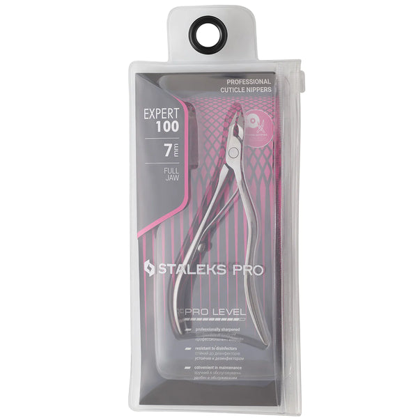 STALEKS PRO EXPERT 100 PROFESSIONAL CUTICLE NIPPERS 7 MM NE-100-7