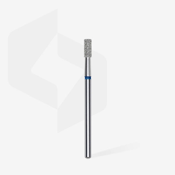STALEKS EXPERT Diamond nail drill bit cylinder blue, head diameter 2,5 mm, working part 6 mm