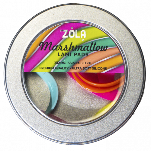 СИЛИКОНОВЫЕ ПОдушечки ZOLA ДЛЯ ЛАМИНИРОВАНИЯ ЗЕФИР (SS, S, M, L, LL, XL) 05123