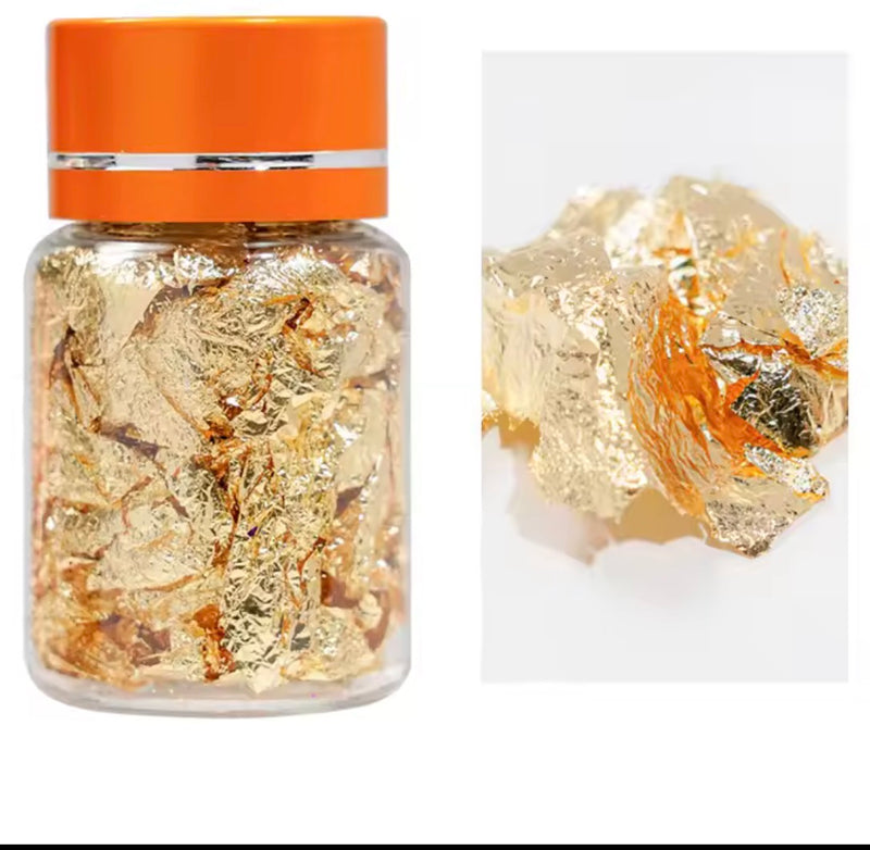 1Box Gold Foil Paper For Nail Designs