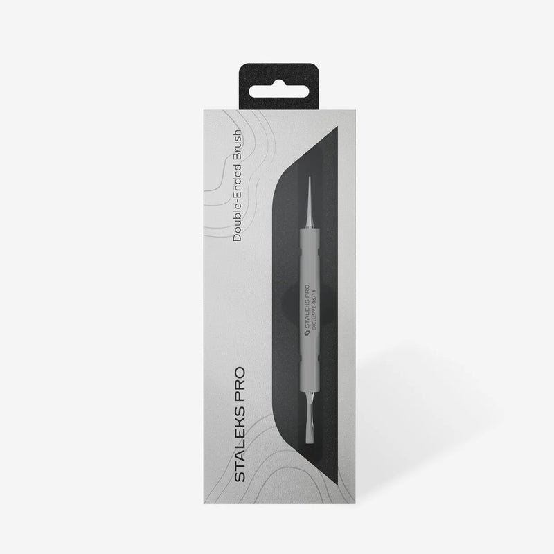 STALEKS EXCLUSIVE 06/11 Double-ended gel brush 11 mm / liner 12 mm