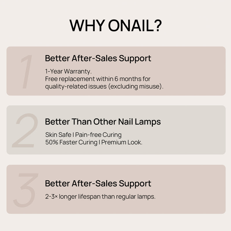 O NAIL AI Nail Smart Lamp