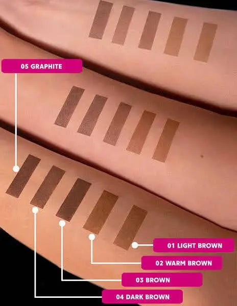 ZOLA НАБІР ТІНТІВ ДЛЯ БРІВ З КОЛАГЕНОМ 5Х15МЛ (5 КОЛІРІВ ТА ОКСИДАНТ) 04904