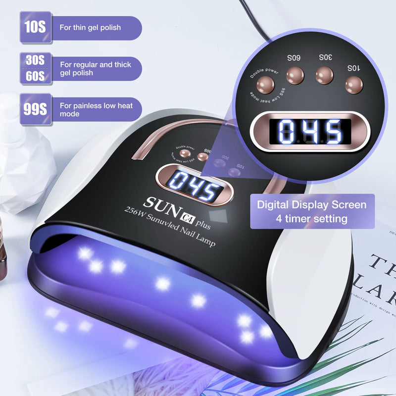 SUN C4 Plus 256W UV LED Nail Lamp