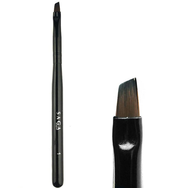 SAGA GEL BRUSH 1, скошенная для дизайна