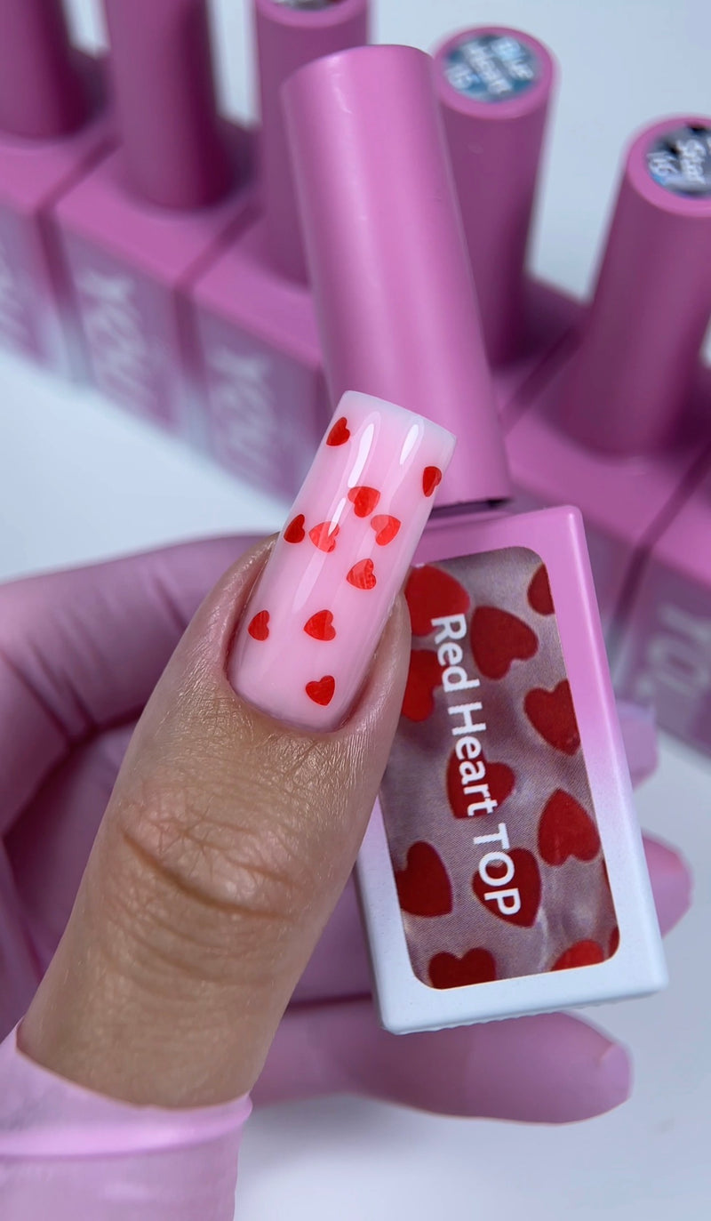 Elite Embrace Professional Heart Top Coat 6pcs Set