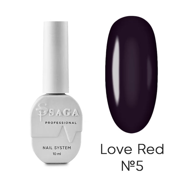 Saga Professional gel polish Love Red 05 10ml