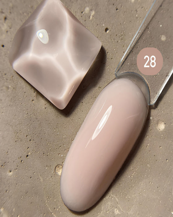 ТЕМНЫЙ СРЕДНИЙ ГЕЛЬ №28, 15 МЛ (БЕЗ КИСТИ) высокопигментированный DMG2815