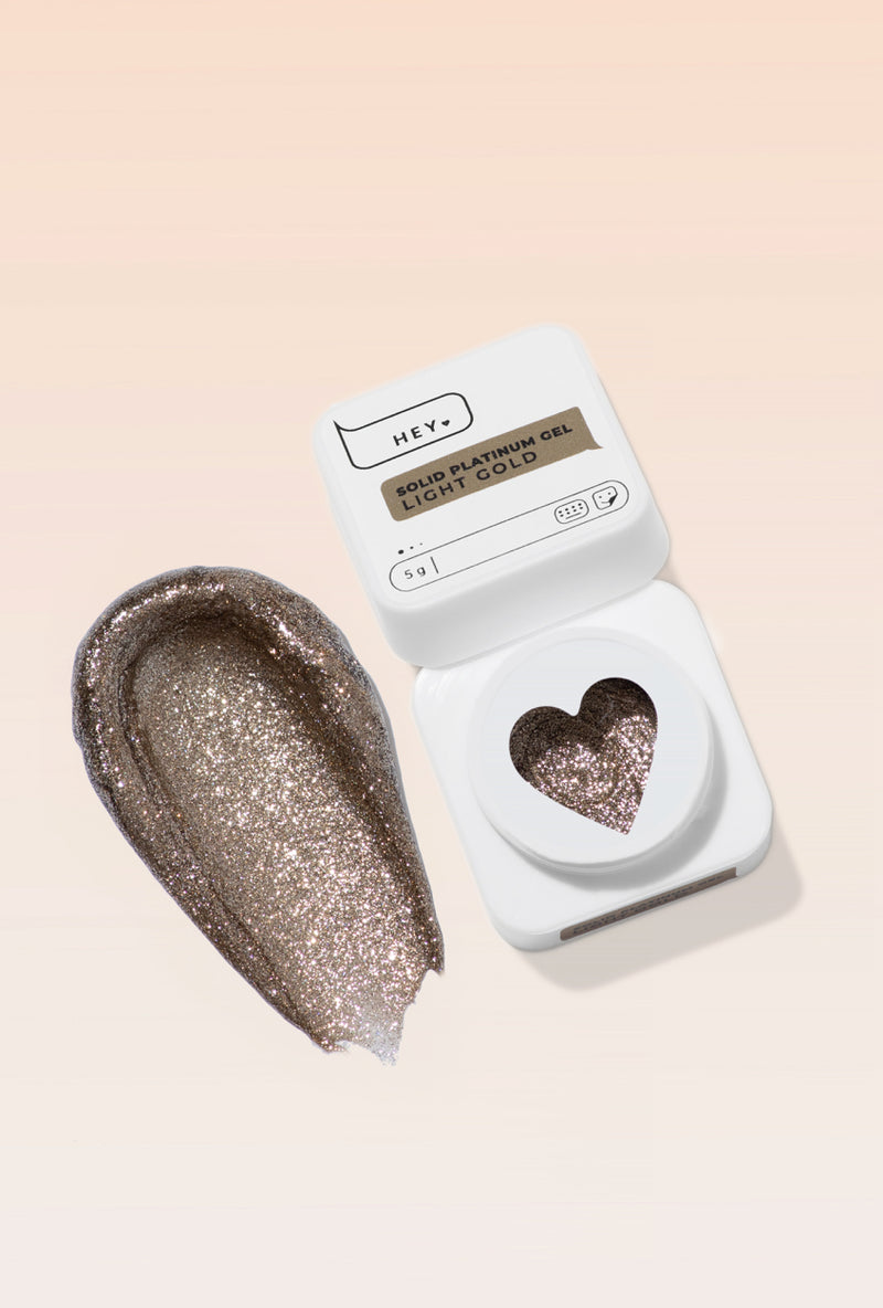 HEYLOVE. Solid paint gel LIGHT GOLD 5 g HL-PG05-007
