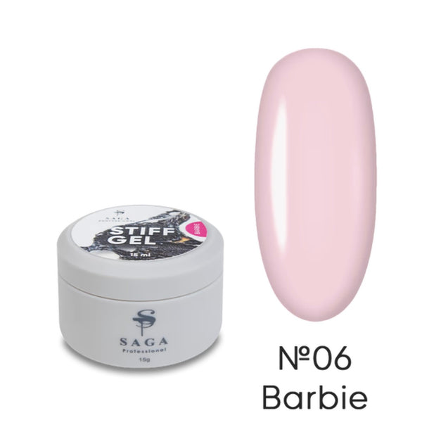 SAGA professional STIFF gel  15 ml 06 Barbie