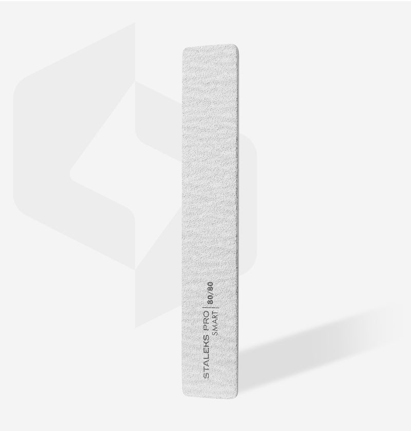 Mineral broad straight nail file SMART 80/80 grit (25 pcs)