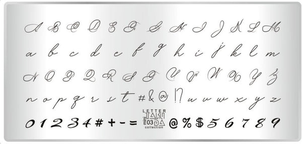 TAKI DA small stamping plate 03