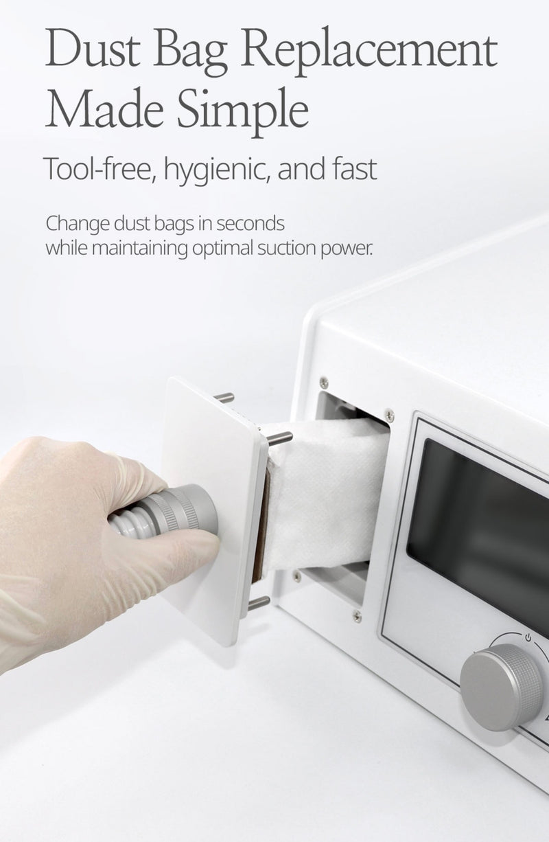 Saeshin Medi-Pro Touch 40,000 RPM LED Vacuum Nail Drill – Professional Electric File