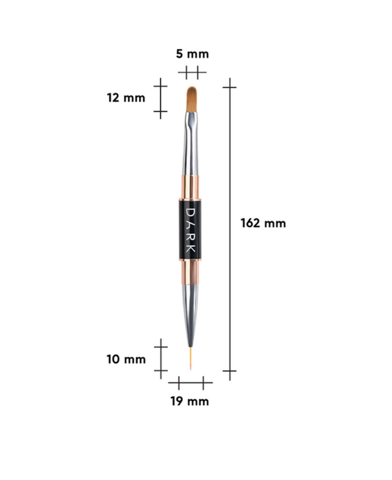 DARK BRUSH BILATERAL (LINER OF 10 MM + GEL 12 MM