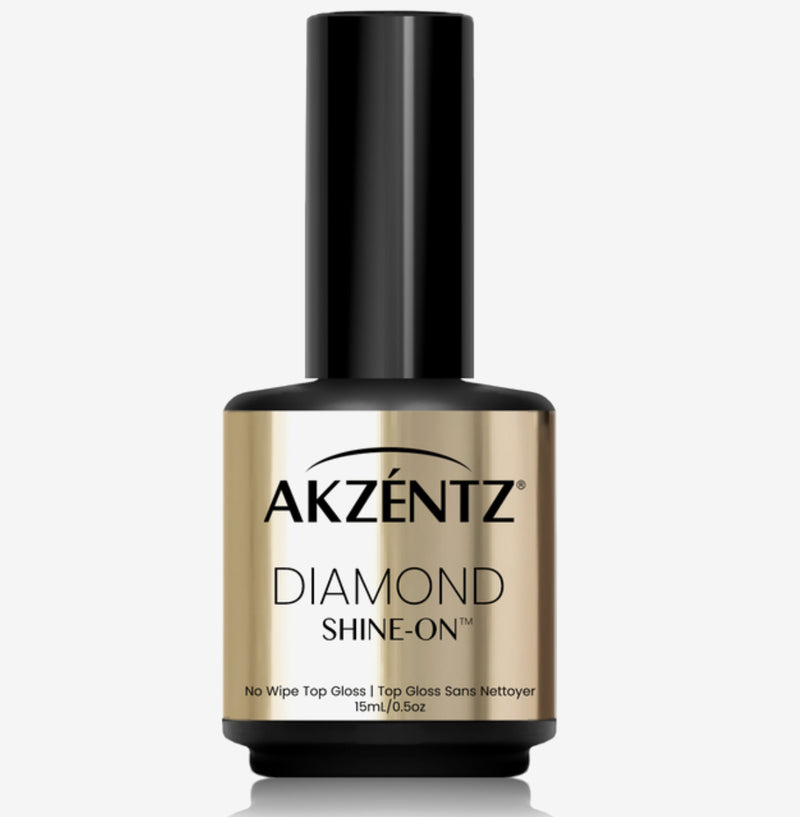 AKZENTZ Diamond Shine-On Tack Free Top Coat 15ml/5ml