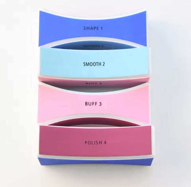 1Pcs 4 in 1 Steps 4 Sides Nail Buffer And Files Block