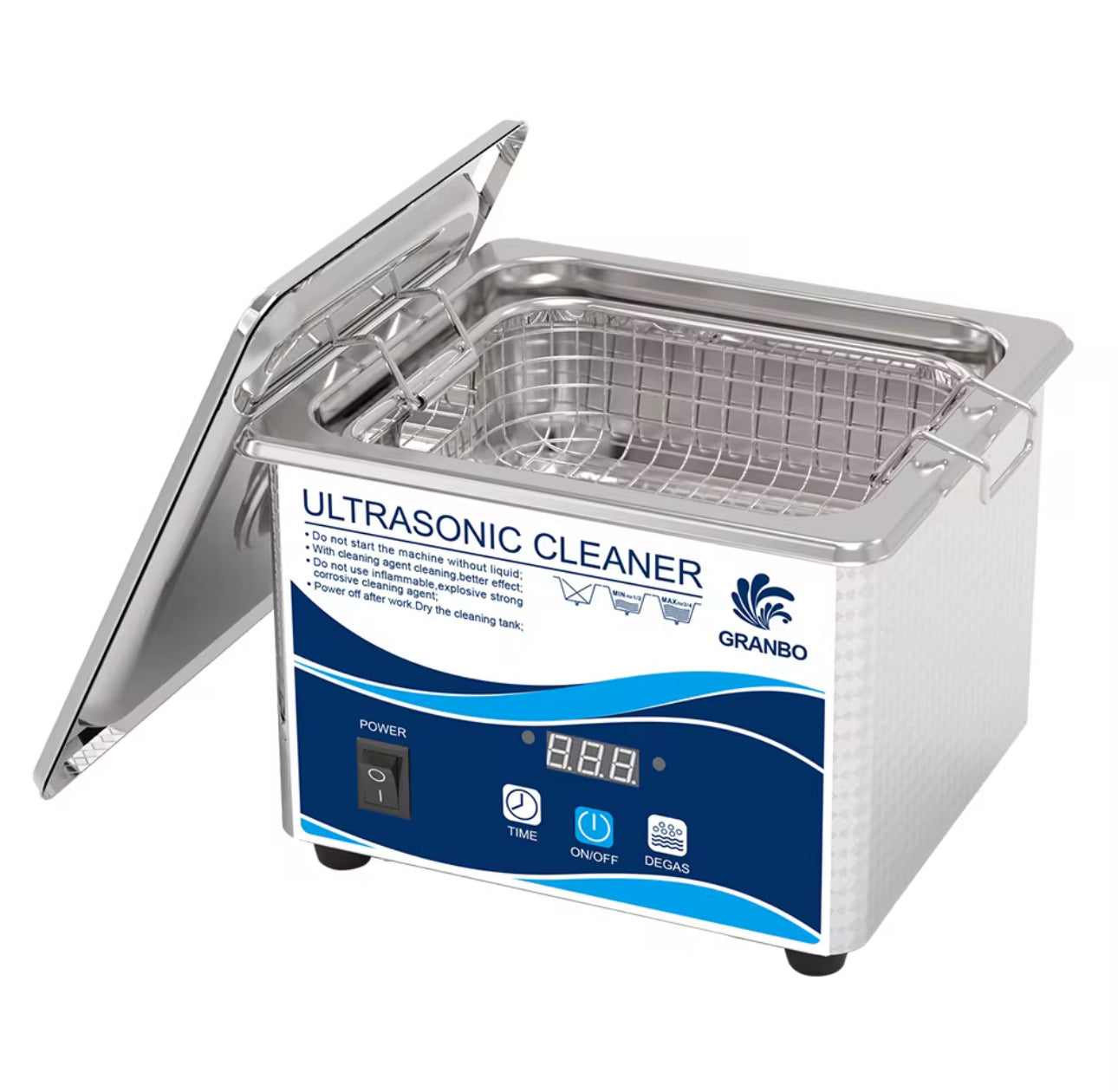 NEW Professional Dental Ultrasonic Cleaner 40kHz 1.3L