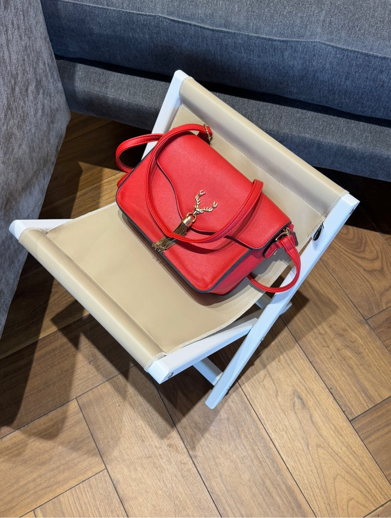 AIR MAX Bag stand(beige eco-leather on white legs)