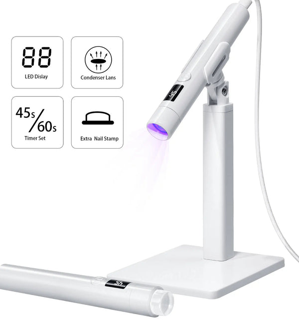 Mini UV Nail Lamp Dryer Machine Portable USB Rechargeable LED Nail Quick Drying Light Handheld Manicure Lamp For Gel Varnish