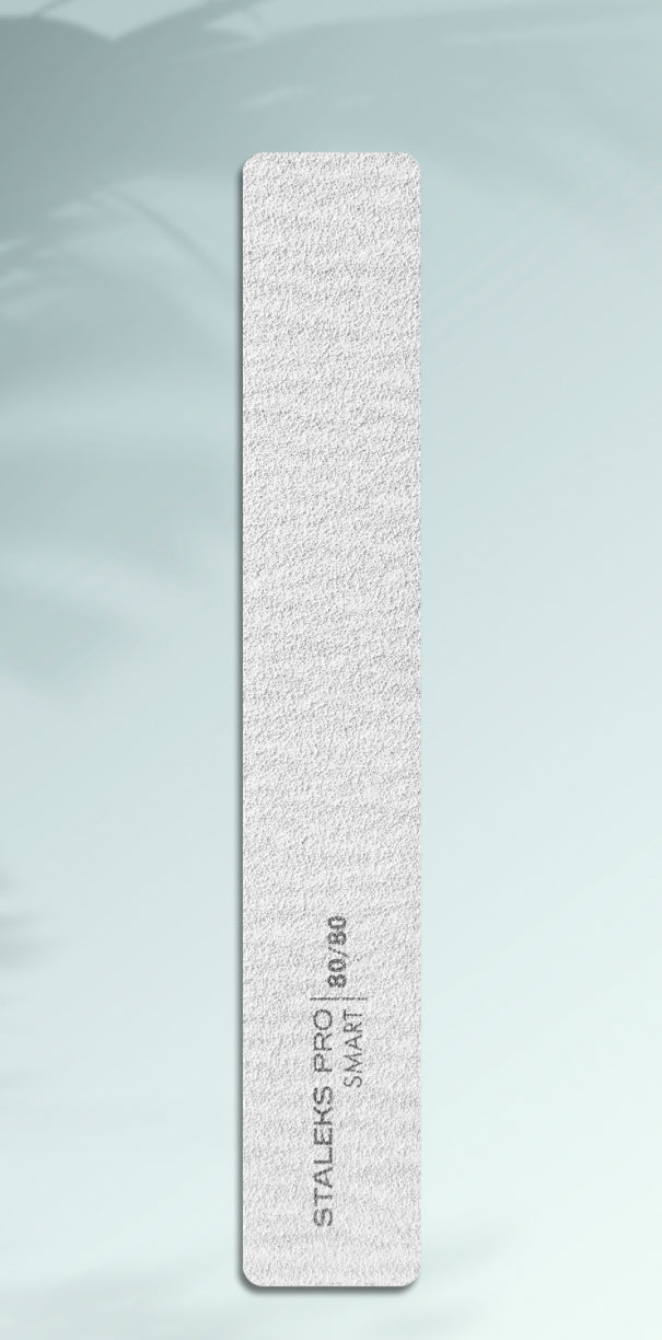 Mineral broad straight nail file SMART 80/80 grit (25 pcs)