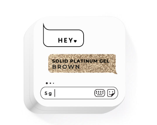 HEYLOVE. Solid paint gel BROWN 5 g HL-PG05-010