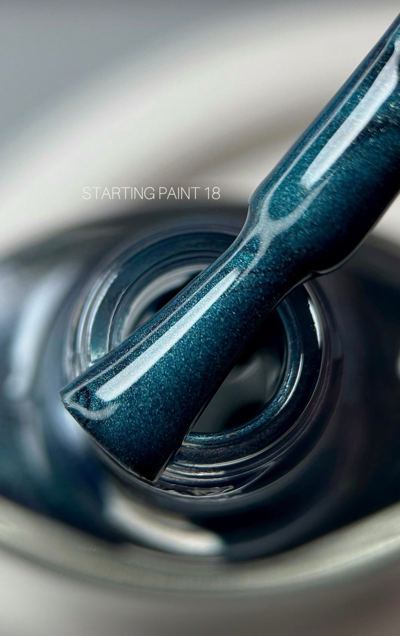 Varnish for stamping Saga Professional Stamping No. 18, 8 ml diamond green