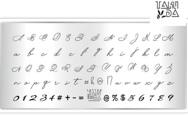 TAKI DA small stamping plate 03