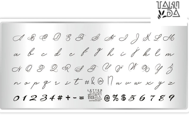 TAKI DA small stamping plate 03